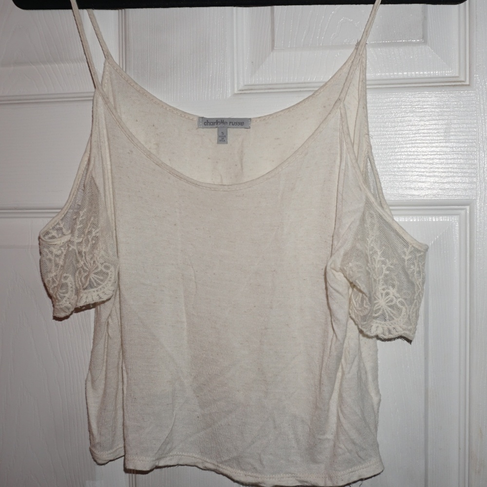 Cold Shoulder Crop Top